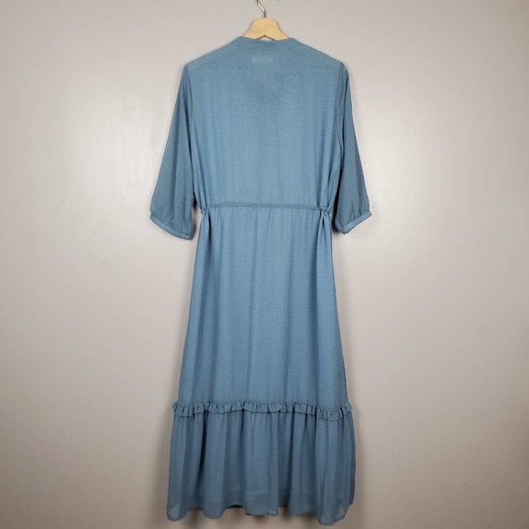 MSCH Blue Midi Cottagacore Petticoat Dress MEDIUM - Picture 5 of 8